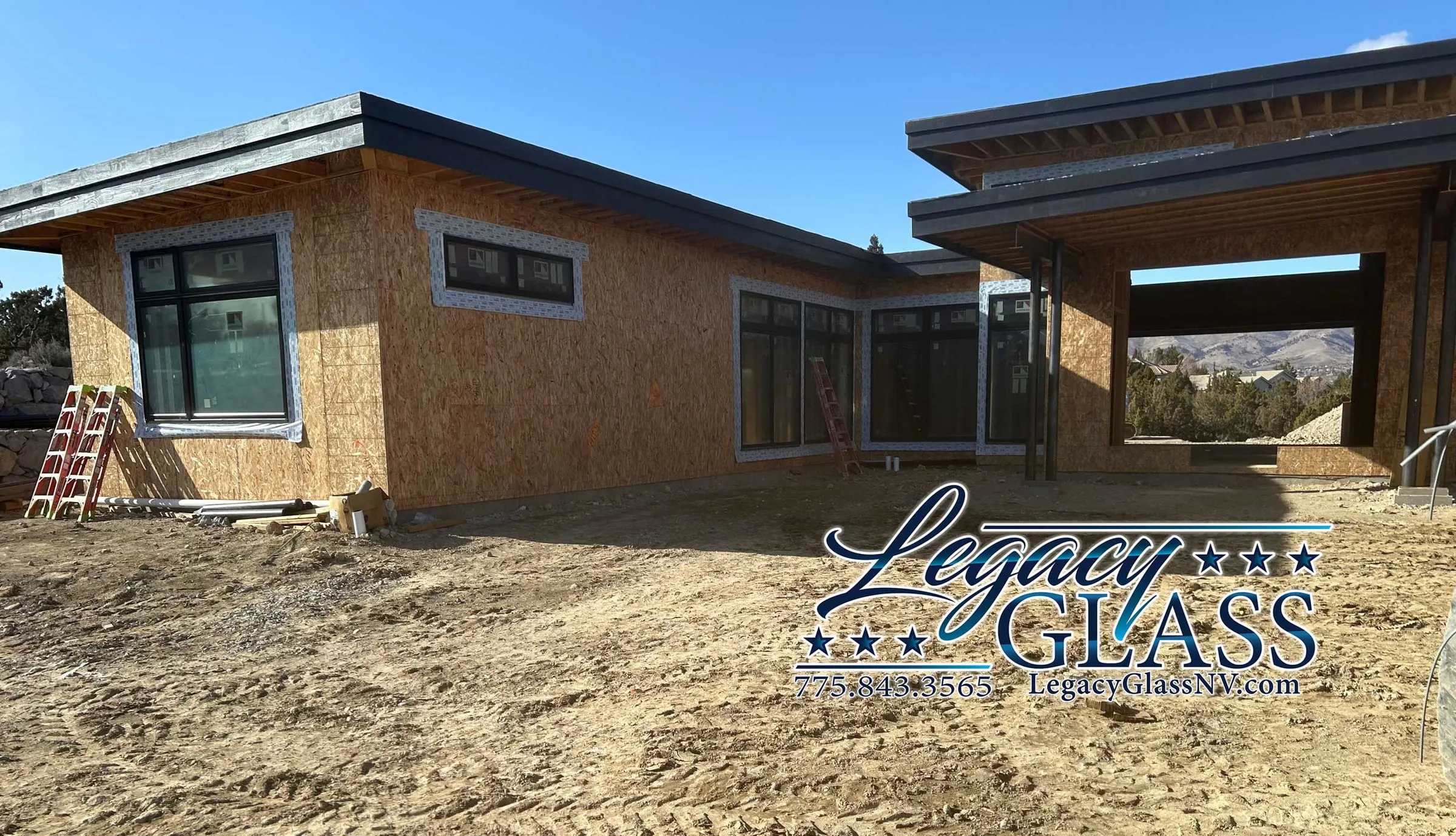Windows installed on a new construction home in Reno, NV